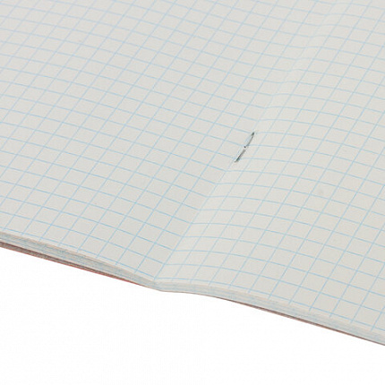 Тетрадь А5, 48 л., STAFF, скоба, клетка, офсет №2 ЭКОНОМ, обложка картон, "ОДИН ЦВЕТ" (точки), 402782