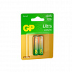 Батарейки КОМПЛЕКТ 2 шт., GP Ultra G-Tech, AA (LR6,15А), алкалиновые, пальчиковые, 15AUA21-2CRSBC2