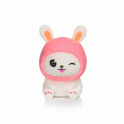 Игрушка-антистресс "МИЛЫЙ ЗАЙКА", 10,5 см, ассорти, 2 цвета, дисплей, JOLLY JOT (ДЖОЛЛИ ДЖОТ), 665794