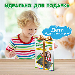 Электронный планшет для рисования диагональ 10 дюймов, 17х25 см, ЦВЕТНОЙ, BRAUBERG KIDS