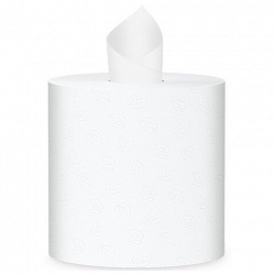 Полотенца бумажные с центральной вытяжкой 150 м, PROtissue (M1) PREMIUM, 2-слойные, белые, КОМПЛЕКТ 6 рулонов, С224