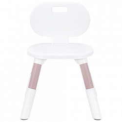 Стул детский BRABIX KIDS CC-001, 2-8 лет, пластик розовый + белый, 533294