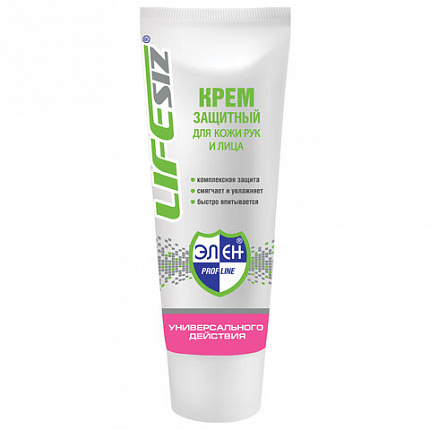Крем защитный, 100 мл, ЭЛЕН, универсальный, от воздействия водорастворимых и водонерастворимых загрязнений
