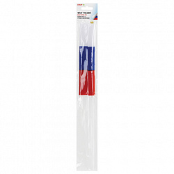 Флаг России ручной 20х30 см, без герба, с флагштоком, BRAUBERG/STAFF, 550181, RU13