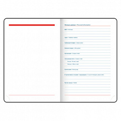 Ежедневник датированный 2026 А5 148х218 мм, GALANT "Ritter", под кожу, бордовый, 117493