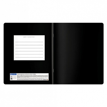 Тетради предметные, КОМПЛЕКТ 12 ПРЕДМЕТОВ 48л, пластиковая обложка, BRAUBERG "BLACK MODE", 405541