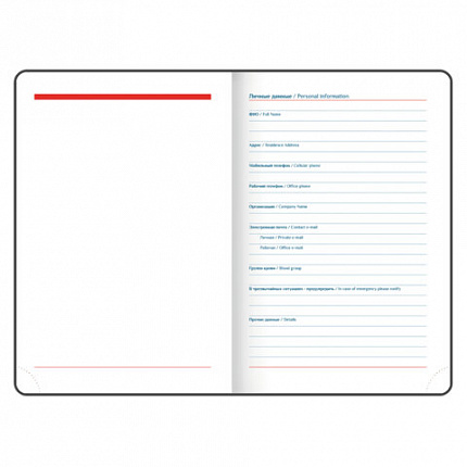 Ежедневник датированный 2026 А5 148х218 мм, GALANT "Ritter", под кожу, черный, 117491