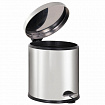 Ведро мусорное с педалью 20 литров "Classic Plus", ЗЕРКАЛЬНОЕ, нержавеющая сталь, со съемным внутренним ведром, LAIMA, ТУРЦИЯ, 608114
