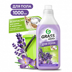 Средство для мытья пола и стен концентрат, 1 л, GRASS ARENA "Французская лаванда", ручное / робот-пылесос, 125905