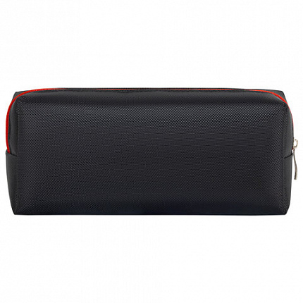 Пенал мягкий ЮНЛАНДИЯ, 2 отделения, полиэстер, "Roar", черный, 21х9х6 см, 272347