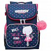 Ранец GRIZZLY эргономичная спинка, с брелоком, для девочек, "HAPPY ALWAYS", 35х26х16 см, RAl-294-1/1