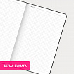 Блокнот А5 138x213 мм, BRAUBERG "Basic", под кожу, 80 л., клетка, красный, 116228
