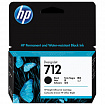Картридж струйный для плоттера HP (3ED70A) DesignJet T230/T250/T630/T650, №712, черный, оригинальный