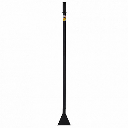 Ледоруб-топор шириной 14 см, ВЕС 3,3 кг, металлическая ручка 120 см, D=34 мм, СУПЕРУСИЛЕННЫЙ, черная порошковая окраска, ГРАНДМАСТЕР, 700346