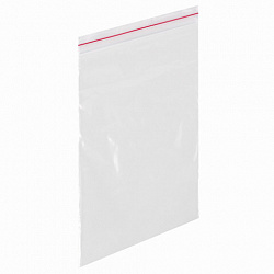 Пакеты с замком ZIP LOCK "зиплок", комплект 100 шт., 100х150 мм, ПВД, толщина 35 микрон, BRAUBERG, 606211