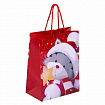 Пакет подарочный (1 штука) новогодний, 18х10х23 см, "Christmas Animals", ассорти, ЗОЛОТАЯ СКАЗКА, 591955