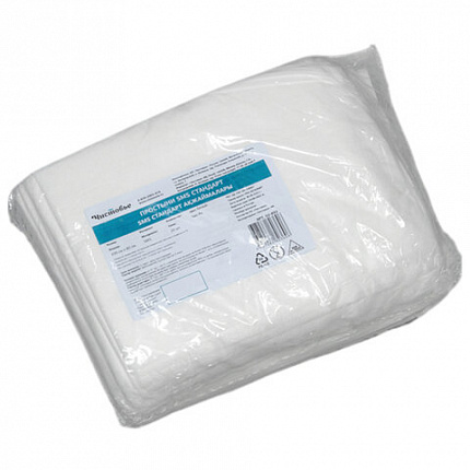 Простыня белая нестерильная 80х200 см, КОМПЛЕКТ 20 шт., СМС 14 г/м2, ЧИСТОВЬЕ, 02-892