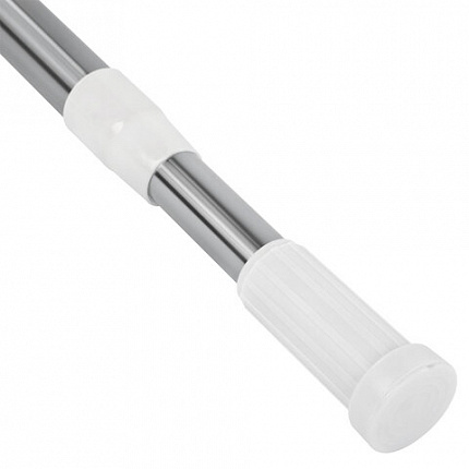 Карниз штанга для ванной телескопический 140-260 см, нержавеющая сталь, PRIMILA (ПРИМИЛА), 700109