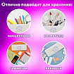 Пенал ЮНЛАНДИЯ, 1 отделение, плюш, "Мишка", белый, 22x8х3 см, 272270