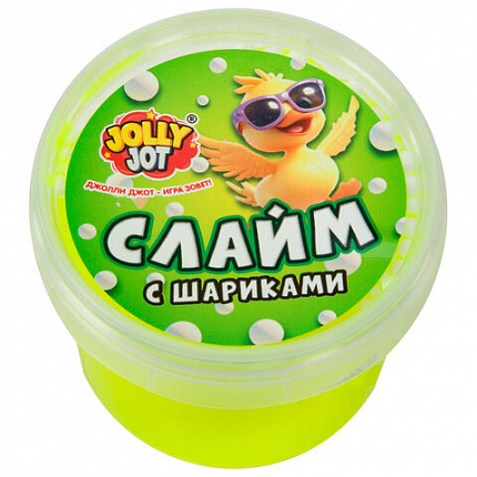 Слайм МИКС, 100 г, АССОРТИ, 8 видов, JOLLY JOT (ДЖОЛЛИ ДЖОТ), 667321