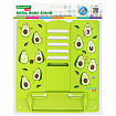 Подставка для книг и учебников бол BRAUBERG KIDS "Avocado", регулируемый угол наклона, металл, 238052