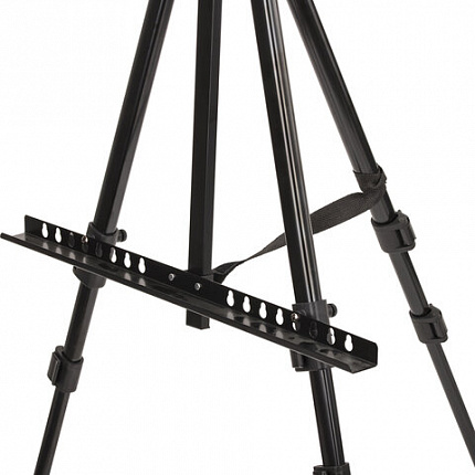 Мольберт-тренога металлический переносной, телескопический, 117х164х94 см, чехол, BRAUBERG ART, 192266