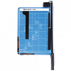 Резак сабельный BRAUBERG TS412 SABER, на 12 л., длина реза 300 мм, металлическое основание, A4, 531800