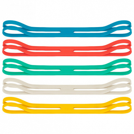 Резинки КРЕСТООБРАЗНЫЕ упаковочные, диаметр 160 мм, 25 шт., цветные, каучук, BRAUBERG, 440195