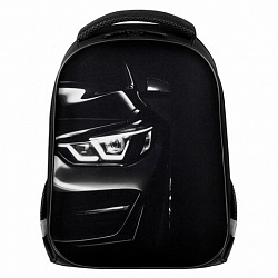 Ранец BRAUBERG KIDS START, 1 отделение, 2 кармана, "Темная машина", 35х26х13 см, 273151