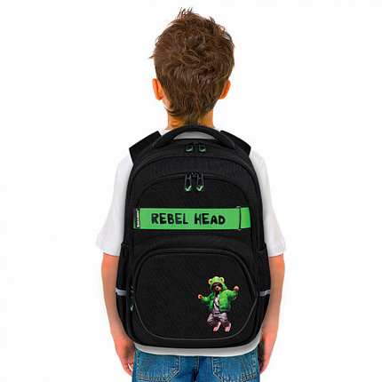 Рюкзак BRAUBERG MOTION, 2 отделения, 3 кармана, "Be cool", 41х28х17 см, 273116