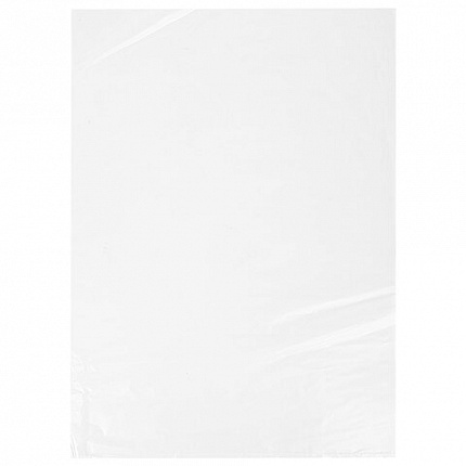 Пакеты фасовочные ПРОЧНЫЕ, первичный ПВД 40х60 см, КОМПЛЕКТ 100 шт., 40 мкм