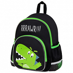 Рюкзак BRAUBERG KIDS PLAY детский, 1 отделение, 3 кармана, "Дино", 29х23х12 см, 274430