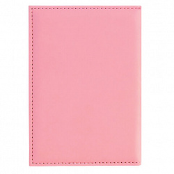 Обложка для паспорта "Passport map", экокожа soft-touch, розовая, STAFF, 238759