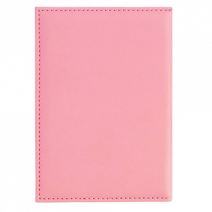 Обложка для паспорта "Passport map", экокожа soft-touch, розовая, STAFF, 238759