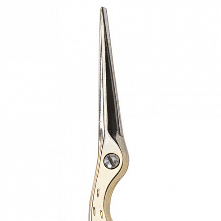 Ножницы для вышивания и рукоделия 120 мм, ЦАПЕЛЬКИ, золотистые, ОСТРОВ СОКРОВИЩ, 665601