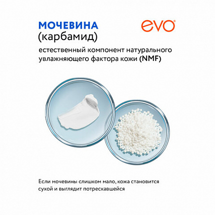 Крем для ног с мочевиной 10%, 100 мл, EVO, интенсивное увлажнение, 1708