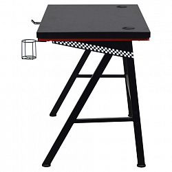 Стол компьютерный на металлокаркасе BRABIX "TECH GT-001", 1000х600х765 мм, черный, 641857