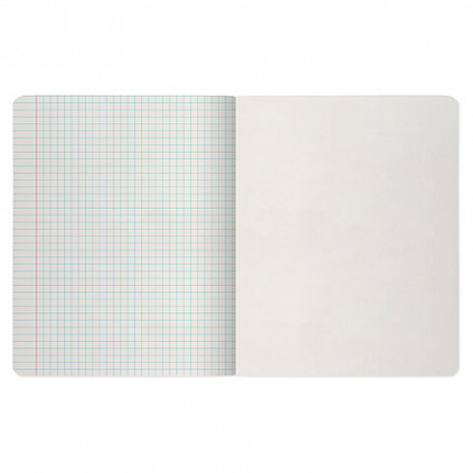 Тетрадь А5 48 л. АЛЬТ скоба, клетка, глянцевый лак, "Природа" (5 видов), 7-48-028