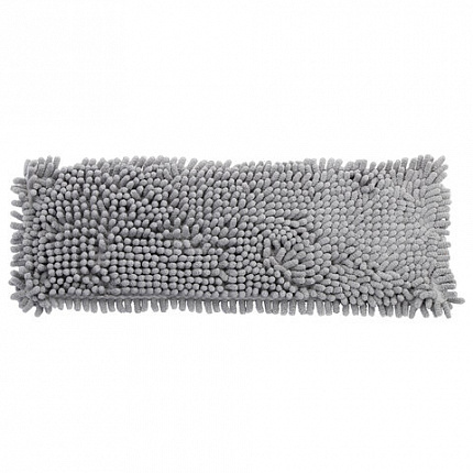 Швабра КОМПЛЕКТ черенок 75-130 см + флаундер 40 см + МОП микрофибра СИНЕЛЬ (ТИП К), PERKLIN (ПЕРКЛИН), 700981