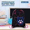 Мешок для обуви BRAUBERG PREMIUM, карман, подкладка, светоотражайка, 43х33 см, "Розовая лава", 273441