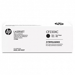 Картридж лазерный HP (CF230X) LaserJetPro M227fdw/M227sdn/M203dn/M203dw №30X, увеличенный ресурс, 3500 стр, оригинальный