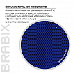 Кресло BRABIX "Spring MG-307", с подлокотниками, комбинированное синее/черное TW, 531404