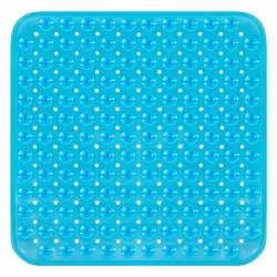 Коврик для ванны/душевой противоскользящий 54х54 см, "Полусферы", прозрачный, ПВХ, PRIMILA (ПРИМИЛА), 700369