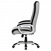 Кресло BRABIX PREMIUM "Regular EX-554", пружинный блок, ткань, серое/черные вставки, 533205
