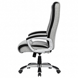 Кресло BRABIX PREMIUM "Regular EX-554", пружинный блок, ткань, серое/черные вставки, 533205