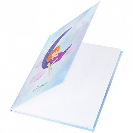 Дневник 1-4 класс 48 л., твердый, ЮНЛАНДИЯ, блестки, с подсказом, "Фея", 106608