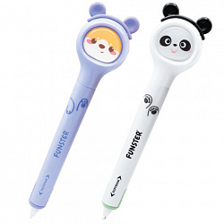 Корректирующая лента FUNSTER (ФАНСТЕР) "Милые зверята", 5 мм x 6 м, КОМПЛЕКТ из 2 шт., на блистере, 273983