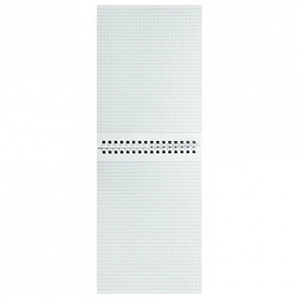 Блокнот А5 146х205 мм, 60 л., гребень, картон, жесткая подложка, клетка, BRAUBERG, "Классика", 129812