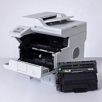 МФУ лазерное BROTHER DCP-L5510DW, "3 в 1", А4, 48 стр./мин., 50000 стр./мес., ДУПЛЕКС, АПД, Wi-Fi, сетевая карта