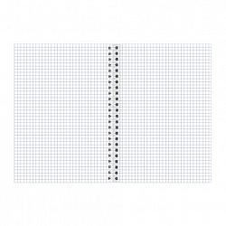 Тетрадь бумвинил, А5, 96 л., гребень, офсет №1, клетка, КОРИЧНЕВАЯ Metallic, HATBER, 059709, 96Т5бвВ1гр